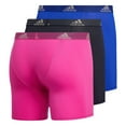 thumbnail image 5 of Men's adidas 3-pack Performance Boxer Briefs Color: Black Royal Yellow Size: L, 5 of 5
