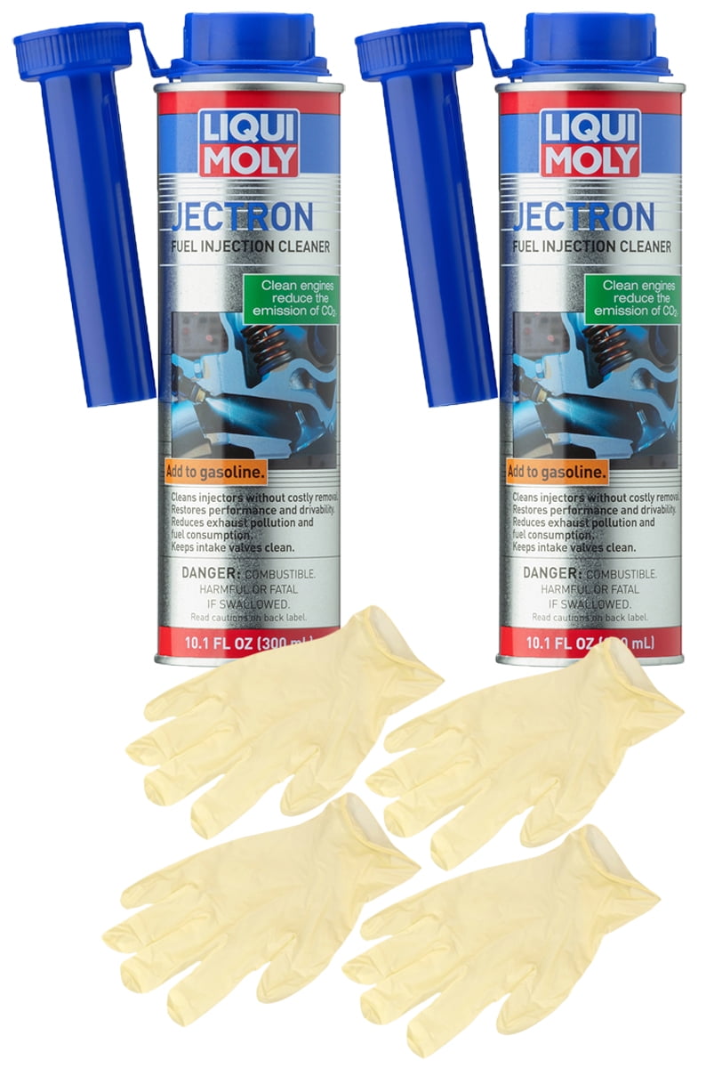 Liqui Moly Jectron Fuel Injection Cleaner (300 ML) Bundle with Latex