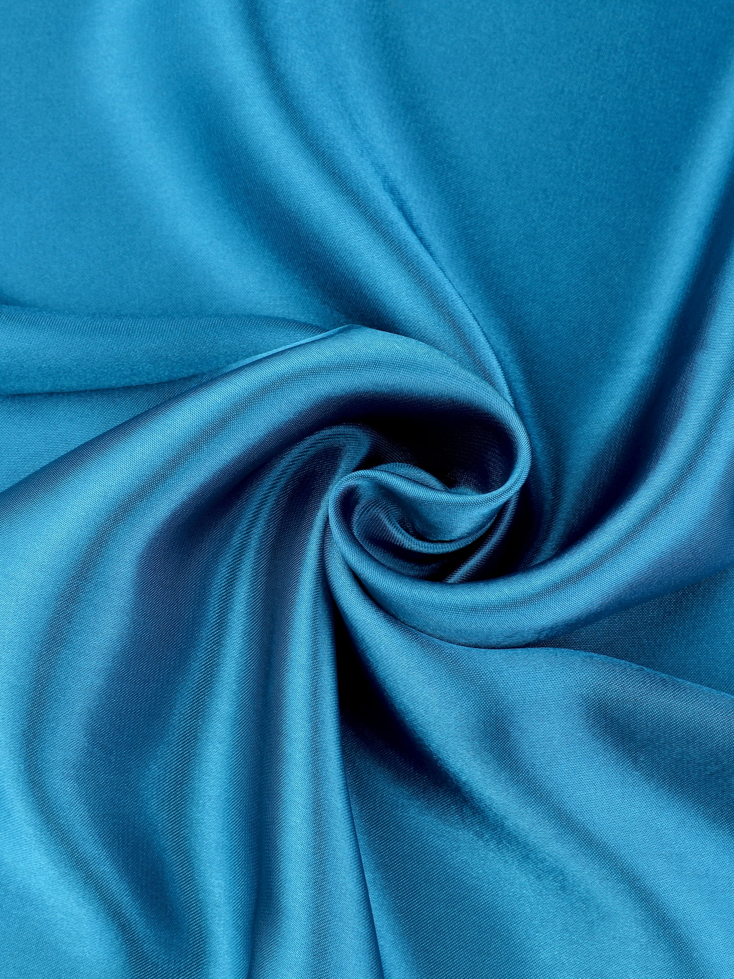 DARING DIVA Women's Racerback Adjustable Spaghetti Strap Satin Nightgown XL Lake Blue
