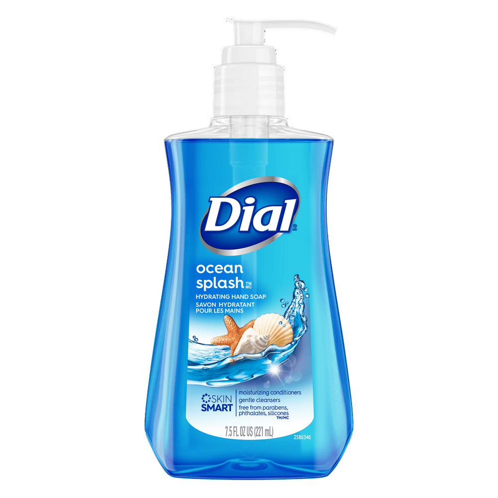 Dial Liquid Hand Soap, Ocean Splash, 7.5 Ounce - Walmart.com - Walmart.com