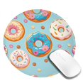 thumbnail image 2 of Disketp Colorful Donut Small Mouse Pad 7.9x7.9 Inches,Washable Round Mousepad for Office Laptop Computer,Non-Slip Rubber Base Mouse Pads for Wireless Mouse, 2 of 8