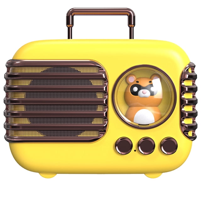 Mini altavoz portátil inalámbrico Bluetooth con emparejamiento TWS y sonido potente.