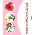 thumbnail image 2 of Artificial Flowers Garland Ivy, 4 Pack 5.9 FT Decorations UV Resistant Fake Daisy Vine Silk Hanging Flower for Home Garden Wedding Spring Decor Photo Booth Backdrop(Orange), 2 of 5