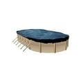 thumbnail image 7 of Swimline 18 x 33 Foot Oval Above Ground Heavy Winter Swimming Pool Cover, Blue, 7 of 7