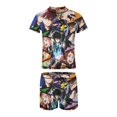 thumbnail image 5 of My Hero Academia Boys 2-Piece Swimsuit Set Bathing Suit Short Sleeve Swimwear Sets with Swim Trunk 7-9Y(120cm), 5 of 7
