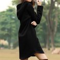 thumbnail image 4 of Sudaderas Navideñas de Cuello Redondo Para Mujer, Blusas Cortas de Manga Larga Holgadas Con Estampado Informal A La Moda, Blusa Sin Capucha Odeerbi ODB192582, 4 of 7