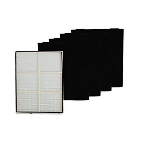 Whispure 510 Filter Ap51030k 1 X Whirlpool 1183054K (1183054) HEPA Filter + 4 Pre-Carbon Filters-- Fits Whispure Air Purifier Models AP450 and AP510 AP45030HO; ()
