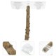 thumbnail image 4 of Bird Cage Stand Perch Bird Natural Wood Perch Parrot Grinding Standing Stick, 4 of 4