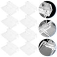 thumbnail image 1 of WRISTBIQUE 16Pcs Acrylic Fish Tank Lid Holders Transparent Aquarium Cover Support Rack Durable Easy Install, 1 of 8