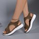 thumbnail image 5 of WILLBEST Sandalias De Mujer De Tacón Bajo Con Boca De Pez, Cómodas, Informales Y Deportivas De Talla Grande, Directamente Del Proveedor., 5 of 7
