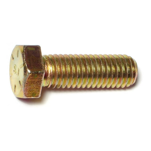 1/2"-13 x 1-1/2" Zinc Plated Grade 8 Steel Coarse Thread Hex Cap Screws HCS8-259