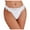 White, variant on Women's Sexy Cheeky Silk Thong Panties Tangas Size Underwear V String Light Pink for Size L