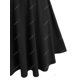thumbnail image 4 of Vestido Dobladillo Bicolor Botón Rosegal Vestidos casuales de talla grande, 4 of 5