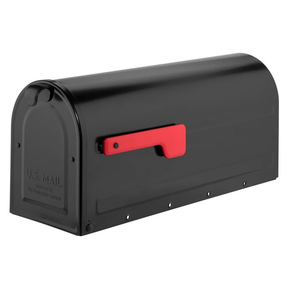 Architectural Mailboxes Post Mounted Mailbox with Adjustable Flag