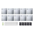 thumbnail image 1 of DOLITY Adhesive Picture Hangers Sawtooth Picture Hooks for Foam Board Photo Artwork 10 set, 1 of 9