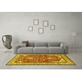 thumbnail image 3 of Ahgly Company Indoor Rectangle Animal Yellow Traditional Area Rugs, 2' x 4', 3 of 4