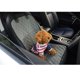 thumbnail image 5 of Accesorios de viaje para perros, cubierta de asiento de coche para perros, cubierta delantera para mascotas para coches, camiones y suvs-Oxford impermeable y nonsli, gris Feliz Sencillez, 5 of 5