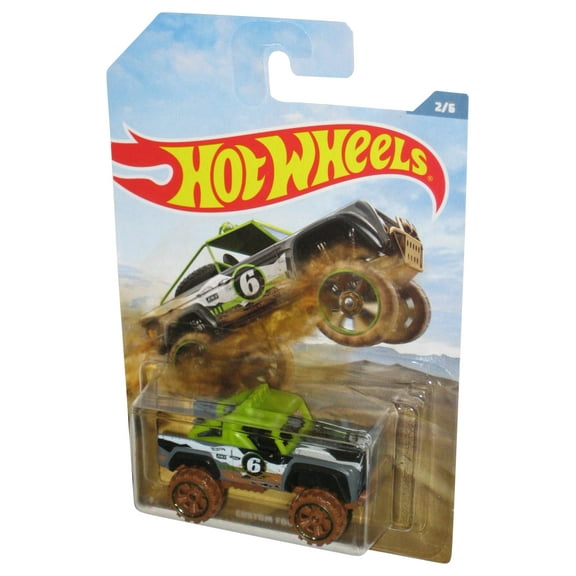 Hot Wheels Off Road Custom Ford Bronco (2018) Mattel Green Toy Car 2/6