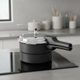 thumbnail image 3 of kowaku Stainless Steel Pressure Cooker Large Capacity Induction Pressure Cooker Burst-resistantProof Kitchen Pot, 22CM, 3 of 10