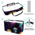 thumbnail image 4 of Jellyfish Large Capacity Reusable Foldable Oxford Cloth Storage Bin Shopping Basket Shopping Bag Grocery Bags, 4 of 7