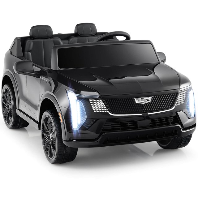 Costway 2 Seater Ride on Truck with Remote Control 3 Speeds LED Lights Horn Music Story