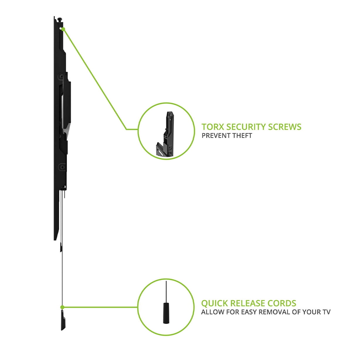 Kanto PF400 Low Profile Wall Mount for 40" - 90" TV