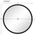 thumbnail image 6 of 09702-Uttermost-Dandridge  - 34 Inch Round Industrial Mirror, 6 of 10