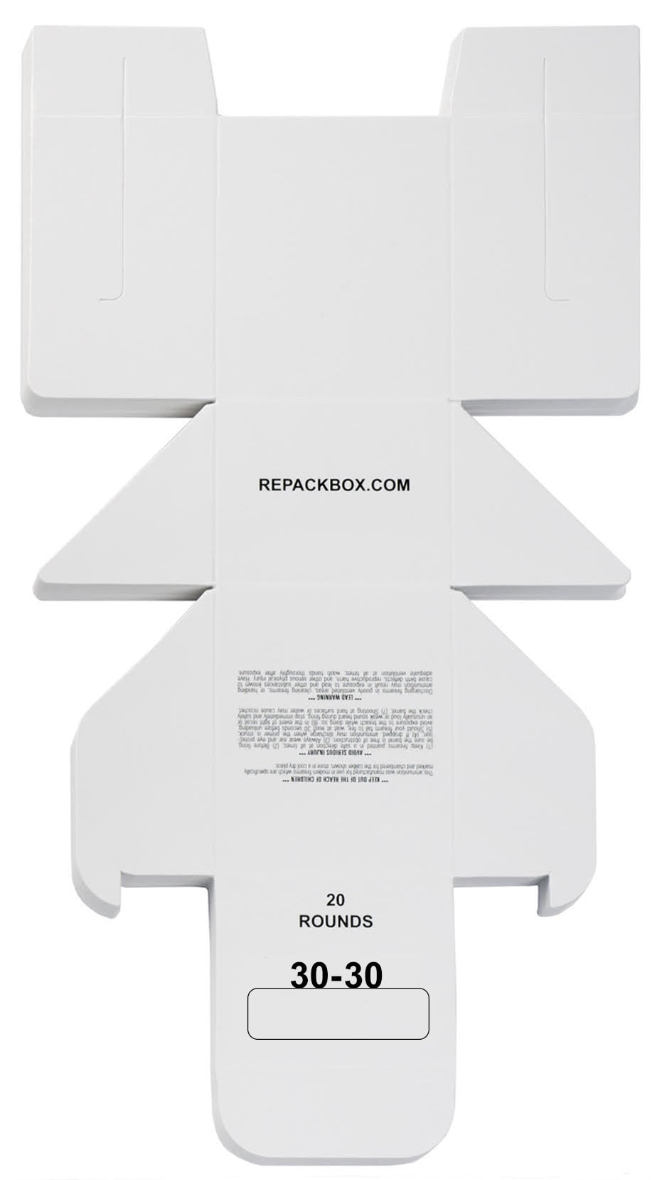 REPACKBOX® 3 SAMPLE BOXES Military Cardboard 3030 WINCHESTER Ammo