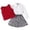 V107-White, variant on WhouRiu Girls Casual School Outfits Kids Long Sleeve Buttons Shirts Tank Tops Pleated Skirts Sets