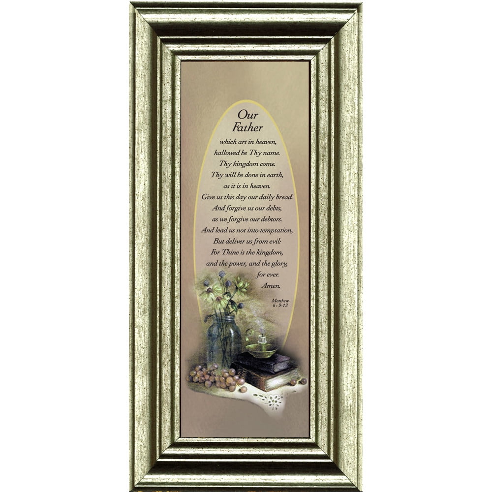 Lord's Prayer, The Lords Prayer Wall Decor, Bible Verses Wall Decor, 6x12 7730