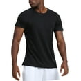 thumbnail image 1 of Mens Short Sleeve T-shirt Running Sports Leisure Quick Drying Sportswear, 1 of 8