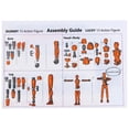 thumbnail image 2 of 1 Juego Robot Multiarticulado Maniquí 3D 13 Figura Acción ( ) Naranja, 2 of 4