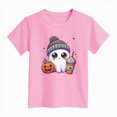 thumbnail image 5 of TOWED22 Girls Boys Halloween Shirt Funny Halloween Tshirt Graphic Tee Kids Spooky Season Fall Outfit, 5 of 5