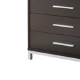 thumbnail image 3 of Benzara BM187015 Five Drawers Wooden Chest with Metal Bar Handles, Brown & Silver - 43 x 31.75 x 15.25 in., 3 of 7