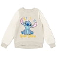 thumbnail image 1 of Sudadera Disney Lilo & Stitch de piel polar para niñas grandes, blanca, 1 of 6