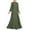 Army Green, variant on Women's High Waist A-Line Long Sleeve Gown Dress for Women Modest Casual Maxi Dress for Daily Wear Special Occasions (Army Green L)