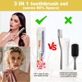 thumbnail image 4 of 20 Pack Disposable Toothbrushes with Toothpaste and Comb for Homeless Individually Wrapped-Suitable for Hotel,Air Bnb,Shelter/Homeless/Nursing Home/Charity(?20 pcs?), 4 of 4
