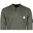 thumbnail image 5 of BOCOMAL FR Shirts for Men Flame Resistant Shirt 5.5oz 100% Cotton Light Weight CAT2 Fire Retardant Henley Shirts, 5 of 6