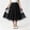 Black, variant on Girls Mesh Skirts, Elastic Waist Princess Bow Tutu Maxi Skirts Pink Size 3-4 T