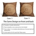 thumbnail image 6 of Tree Ring Pillow Covers 16x16 Set of 2 Dark Light Brown Colored Rustic Style Nature Decorative Throw Pillows Outdoor Fall Winter Print PillowCase Linen Farmhouse Cushion Case Decor for Couch Sofa Bed, 6 of 6