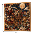 thumbnail image 3 of Christmas Diamond Art Kit with Pearl Rhinestone Beads, 5D Diamond Painting Canvas Craft Set for Adults Kids, Festive Wall Art for Home Decor, Diy Art Kit for Boys Girls, 3 of 3