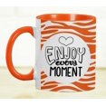 thumbnail image 5 of Inkdotpot 11 OzCeramic CoffeeMugs Enjoy Every MomentPositive Thinking Quotes Gift For Friends-Orange, 5 of 5