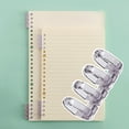 thumbnail image 1 of WHEANG 4 Holes Plastic Loose Binding Strip Book Rings Binding Spines Combs Snap Split Rings For Notebook Diary Scrapbook Photo Album, 1 of 9