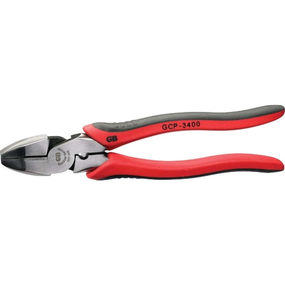 High Leverage Linemens Pliers and Crimping Tool, Drop Forged High Carbon Steel