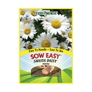 Ferry-Morse Sow Easy Shasta Daisy Alaska Perennial Flower Seeds (1 Pack)- Seed Gardening/Full Sun