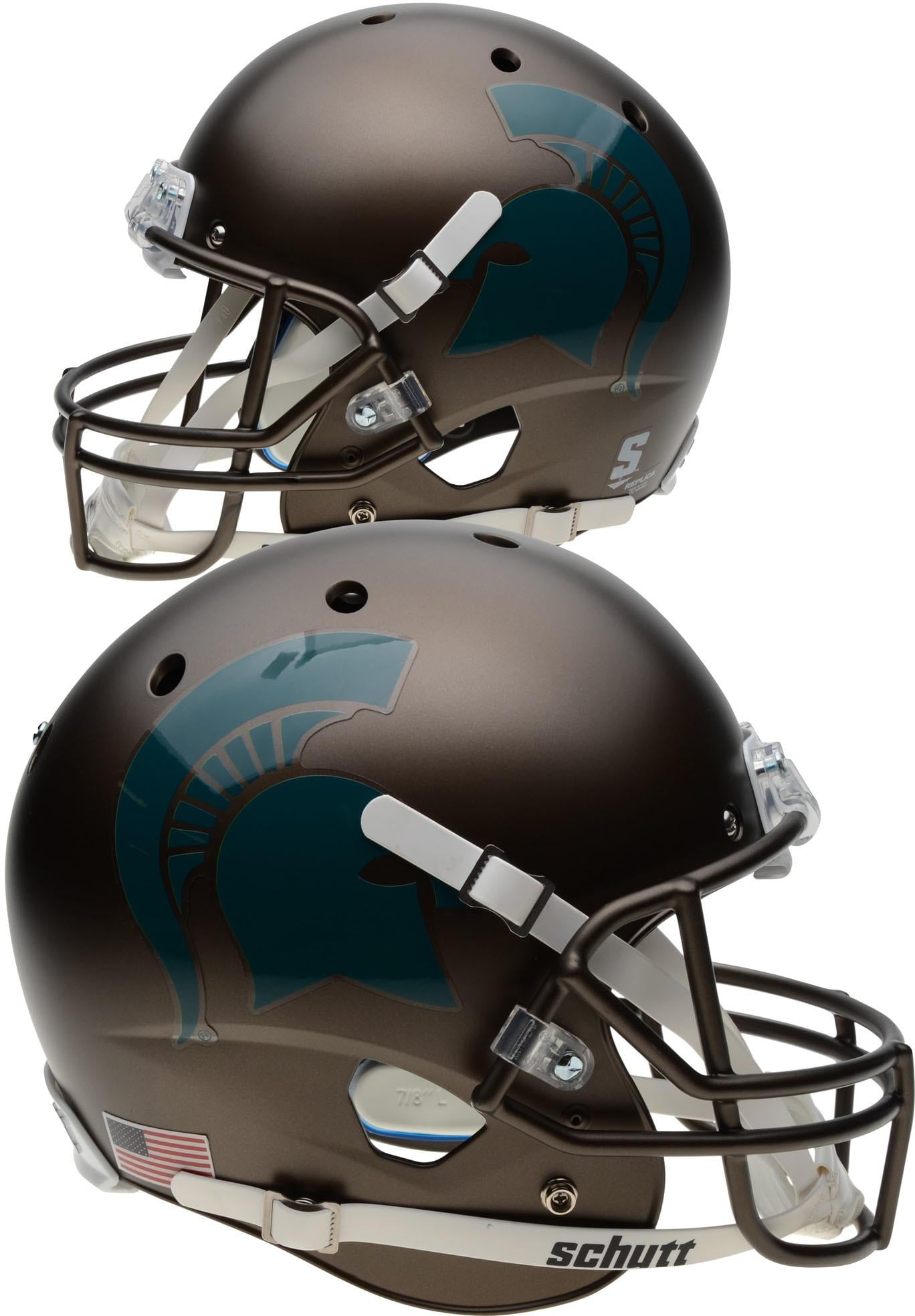 Michigan State Spartans Schutt Bronze Replica Football Helmet Walmart