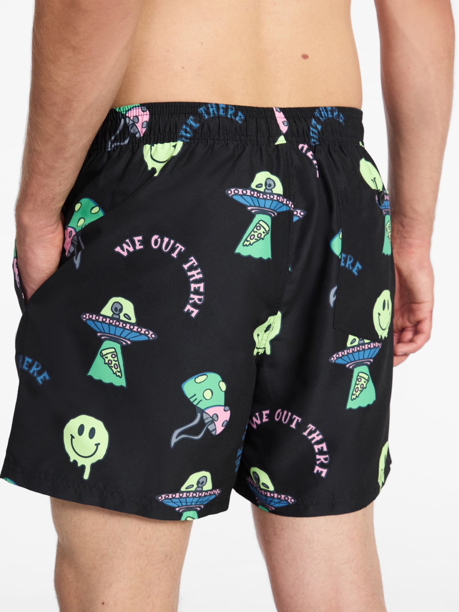 No Boundaries Swim Trunks, 5" Inseam, Men's S-5XL