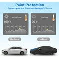 thumbnail image 5 of Car Cover Waterproof All Weather for Automobiles, Outdoor Heavy Duty Full Exterior Covers for Sedans(178"-185"), 5 of 17