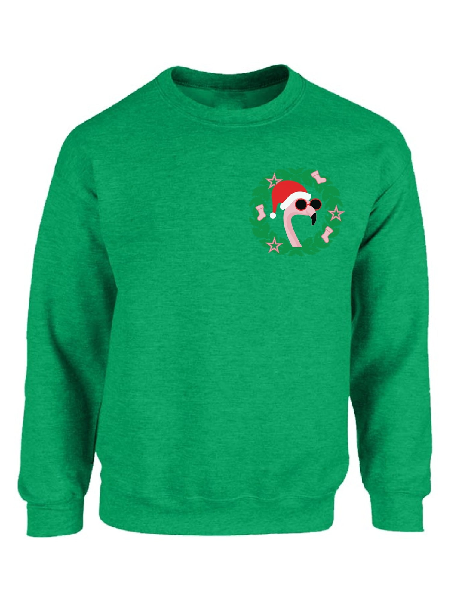 flamingo christmas sweater walmart