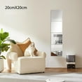 thumbnail image 4 of 4/8Pcs Acrylic Mirrors Set Self Adhesive Mirror Tiles 2mm Thick Flexible Unbreakable Mirror Sticker Square Mirror Wall Stickers, 4 of 9
